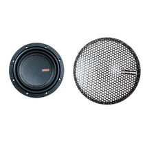 Memphis Audio MJM612 6.5" MOJO Sub with Selectable Impedance with MJMG6 MOJO Mini 6.5" Subwoofer Grill