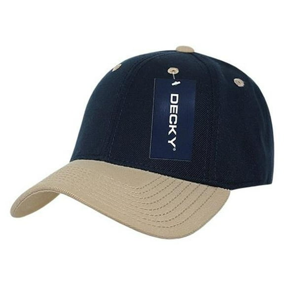 Decky 206 Low Structured Baseball Cap - Navy Vegas Gold