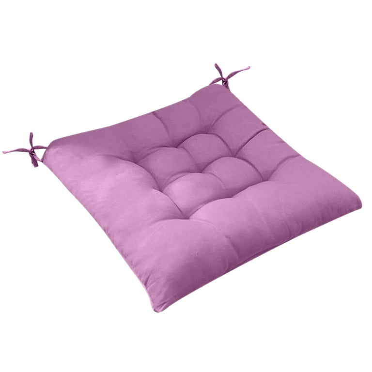 1pc Purple Chair Seat Cushion, Modern Polyester Sofa Seat Cushion