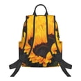 thumbnail image 2 of Balery Flower Bush Sunflower Lightweight Backpack for Men and Women - Durable and Water-Resistant, Ideal for School, Work, Travel, and Everyday Use, 2 of 9