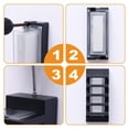 thumbnail image 3 of Lámpara De Pared De 8W, Aplique De Pared De Luz Blanca Cálida, Carcasa Negra, Ac85-265V, Ip65, Resistente Al Agua, Aplique De Pared Para Tienda De Restaurante En Casa matsuzay HA017460-00, 3 of 7