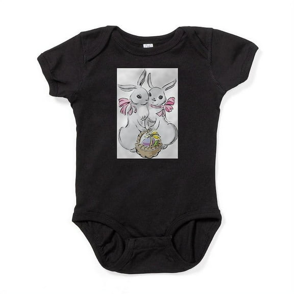 CafePress - Easter Rabbits - Cute Infant Bodysuit Baby Romper - Size Newborn - 24 Months