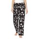thumbnail image 1 of Balery Skeleton Pantalones de pijama para mujer, pijamas ultraligeros, pantalones de estar por casa-Small, 1 of 6