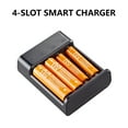 thumbnail image 2 of USB Battery Charger for 1.5V AA Lithiums Batteries with 2 Color Charge Status Lights, 2 of 8