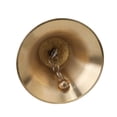thumbnail image 3 of Timbre Hand Call Super Loud de latón macizo con mango de madera, 3 of 7