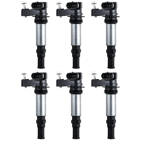 2008 Saturn Outlook Accessories - Set of 6 Ignition Coils For 2009 Saturn Outlook 3.6L V6 Compatible with UF375 C1508