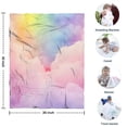thumbnail image 4 of Pastel Rainbow Clouds Blanket,Comfortable Soft Flannel Throw Blanket,All Season,Warm Lightweight Blankets for Sofa Bed Couch Living Room Chair,30"x40", 4 of 4