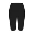 thumbnail image 4 of Dressy Casual Capri Pants for Women - Trendy Lightweight Stretchy Knee Length Ladies Clothing, 4 of 5