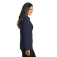 thumbnail image 3 of Port Authority Adult Female Women Dimension Knit Dress Shirt, 3 of 6