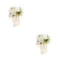 thumbnail image 1 of Ramo de novia Advancent Rosa artificial Estilo romántico Blanco 2piezas, 1 of 6