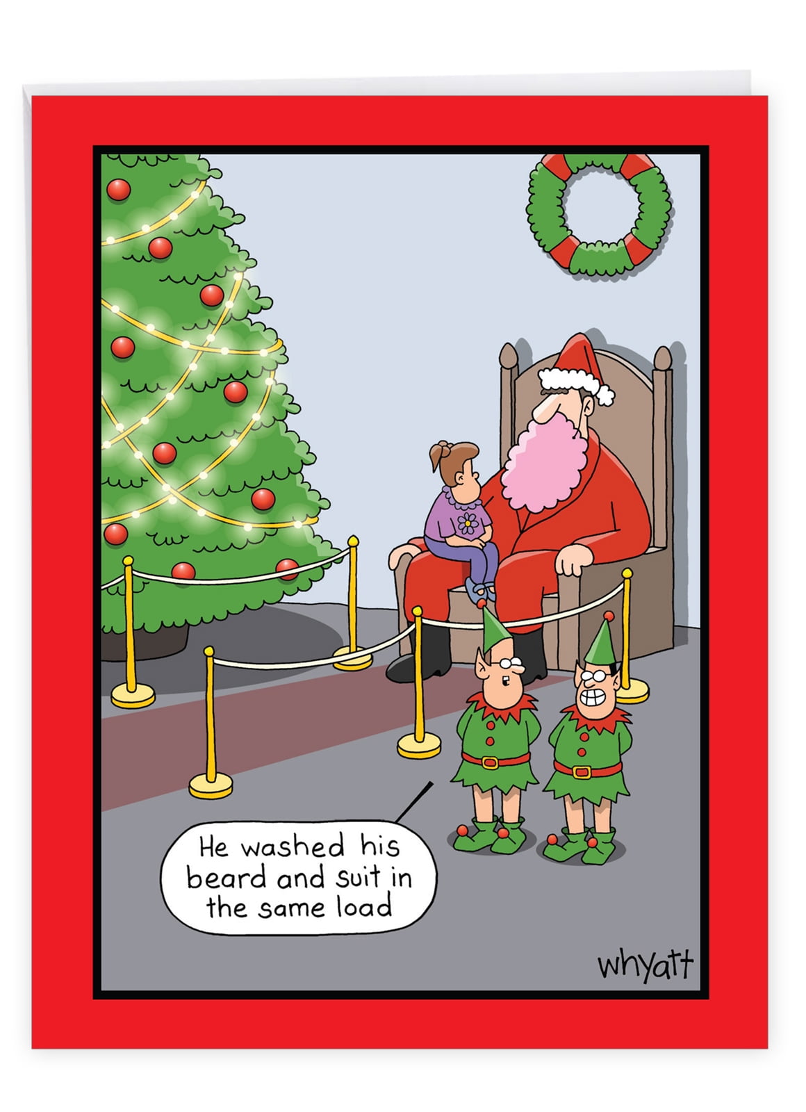 Pull my cracker by cracker I mean.. Xmas Funny Christmas Card Humour Card 