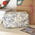 thumbnail image 4 of Wholesale Vintage Flower Women Cosmetic Bag Portable Zipper Makeup Travel Organizer Female Handbag Toiletry Quilting Pouch (Tote), 4 of 7