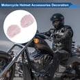 thumbnail image 3 of Accesorios para Casco de Motocicleta Decoración Orejas de Oso de Caramelo para Cascos de Motocicleta Bicicleta Esquí Rosa Peluche Sticker 1 Juego, 3 of 6