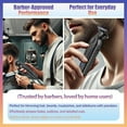 thumbnail image 4 of KEMEI 2299 Cordless Hair Clippers for Men Professional Zero Gapped Trimmer & Barber Haircut Cutting Kit, Ideal Gifts for Men, 4 of 7