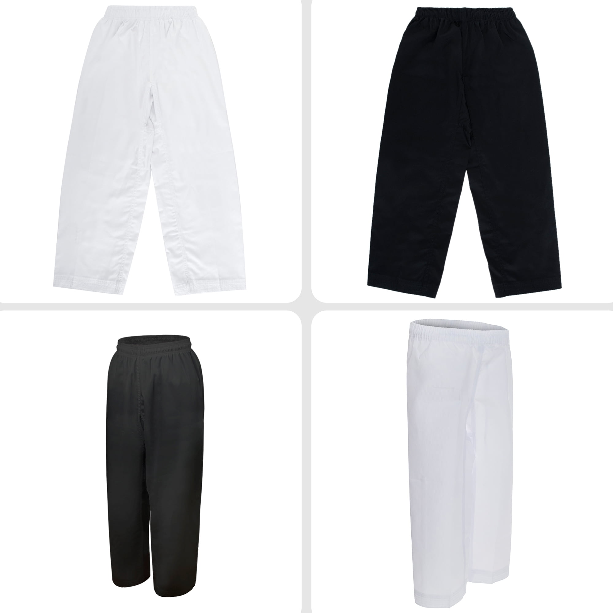Toptie Adult Kids Karate Pants Martial Arts Pants Student