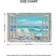 thumbnail image 4 of Coastal Beach Placemats Set of 6 Seascape Ocean Table Mats Washable Place Mats for Home Party Indoor Kitchen Dining Table Decoration 12x18 Inch, 4 of 6