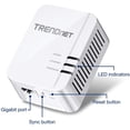 thumbnail image 1 of Adaptador TRENDnet Powerline 1300 AV2, IEEE 1905.1 e IEEE 1901, puerto, 1 of 2