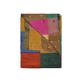 thumbnail image 1 of KANTHA SILK THROW BLANKET 50"X70", 1 of 1