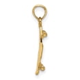 thumbnail image 2 of FJC Finejewelers 14k Yellow Gold 3d Skate Board Charm, 2 of 7