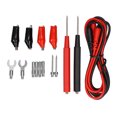 thumbnail image 1 of Kit De Cables De Prueba Multifuncional Juego De Cables De Prueba De Multímetro Intercambiable Clip De Cocodrilo Clip Tipo U Juego De Palo De Cable De Enchufe De Banana 100 Cm 14 Piezas P1500 Minnieouse TO004854-00, 1 of 6