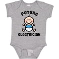 thumbnail image 3 of Inktastic Future Electrician for Boy Boys Baby Bodysuit, 3 of 5