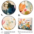 thumbnail image 3 of Designart "Tangerine Taupe Cactus Illustration" Floral Floater Framed Wall Decor, 3 of 7