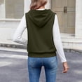thumbnail image 2 of Misright Women's Zipper Hoodie Sleeveless Slim Fit Hoodie Casual Lightweight Jacket, 2 of 11