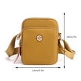 thumbnail image 3 of Bolsa De Hombro Bolso de mano para mujer Fashionalbe Nylon Simple Mujer Commuter Bolso (Amarillo), 3 of 6