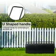 thumbnail image 6 of Zimtown 36in Garden Roller Lawn Steel Water Filled Push for Garden, Yard Black, 6 of 7