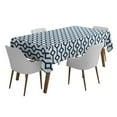 thumbnail image 1 of Vargottam Indoor/OutdoorTablecloth58x58 InchSquareTablecloth Waterproof PatioTableCloths- Spring/SummerTableCovers for Backyard RectangularTable/BBQs/Picnic -Navy Blue, 1 of 5