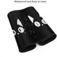 thumbnail image 4 of Black Gaming Mouse Pad, XL Extended Mousepad, Large Mouse Mat Desk Pad with Stitched Edge, 31.5x11.8 Inch, Cute Cat Face, 4 of 6