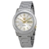 Seiko Mens 5 Silver Dial Watch - SNKK09