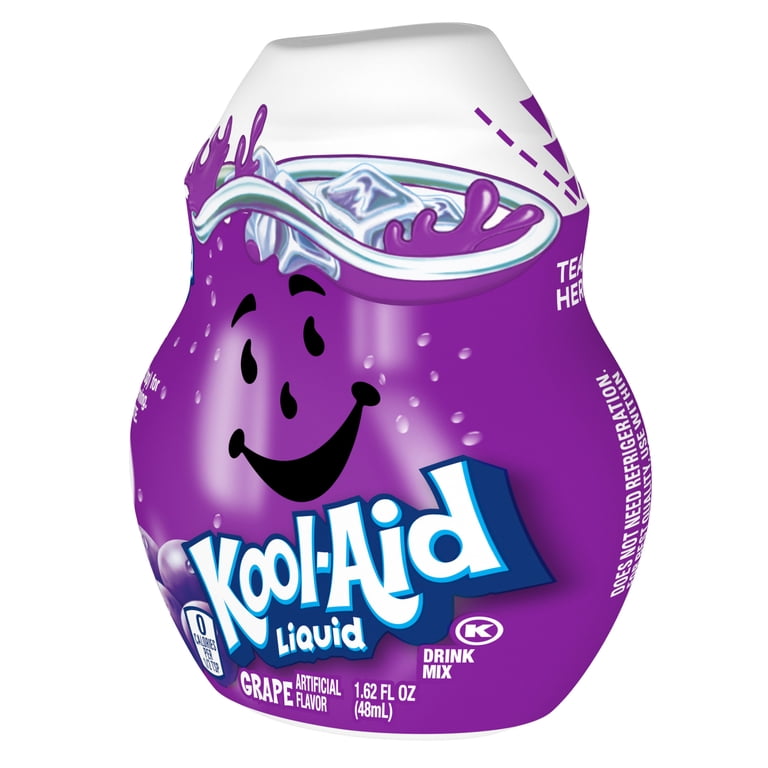 Kool-Aid Grape Flavored Liquid Soft Drink Mix, Sugar-Free, 1.62 fl