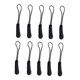thumbnail image 4 of 10pc Zip Puller Zipper Pull Cord Slider Chaqueta para shamjiam Tirador de cremallera Tirador de cordón, 4 of 6