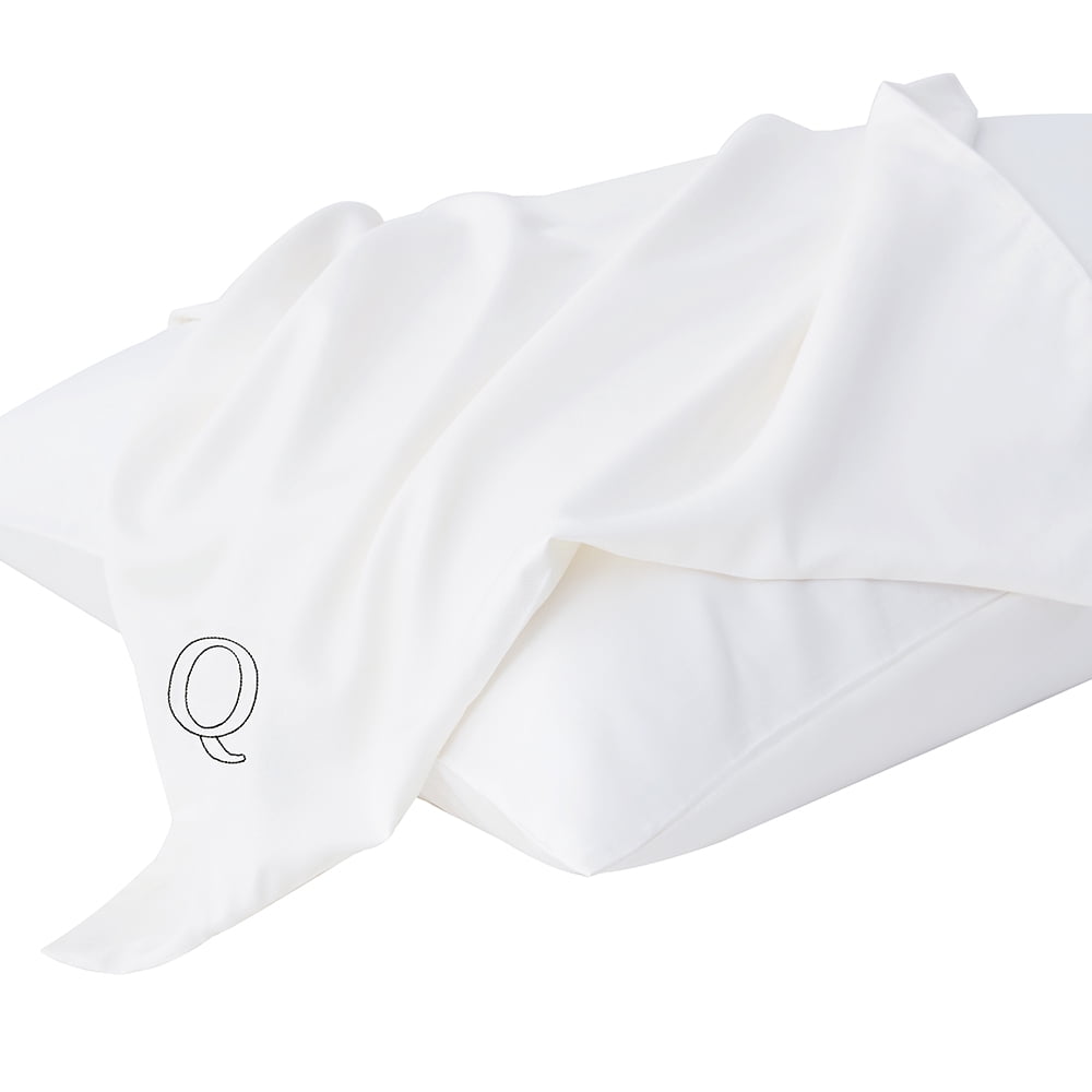 Bambusa: 100% Bamboo Viscose 7-Pcs Bedding Set | Ultra Soft & Cooling | Deep Pocket Fitted Sheet | (Queen, White Sheet Set)
