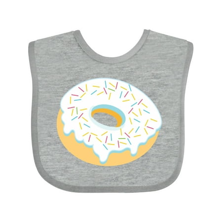 

Inktastic White Donut with Sprinkles Gift Baby Boy or Baby Girl Bib