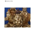thumbnail image 4 of 12" Brass Shiva-Parvati Statue with Ganesha | Handmade | Made In India, 4 of 4