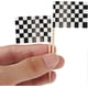 thumbnail image 4 of 100 Pack Checkered Racing Flag Toothpicks Cupcake Picks Toothpick Flag Dinner Flags Race Car Cake Toppers Decorations Party Supplies - -, 4 of 4