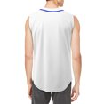 thumbnail image 2 of Hat and Beyond Men's Button Down Sleeveless Baseball Jersey Softball Tank Top, 2 of 6