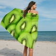 thumbnail image 6 of Kezqiaxn Summer Fruit Beach Towels 70x140cm Microfiber Kiwifruit Beach Towel Super Lightweight Bath Towel Sandproof Beach Blanket Multi-Purpose Towel for Swimming Yoga Pool Beach Supplies, 6 of 9