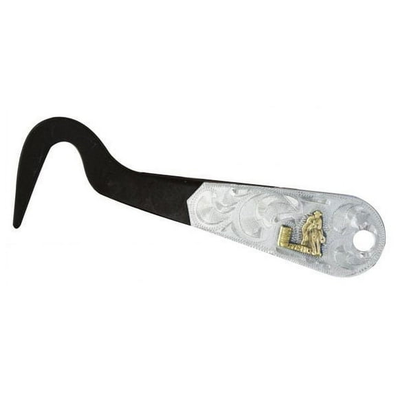 Showman Barrel Racer Brown Steel Hoof Pick