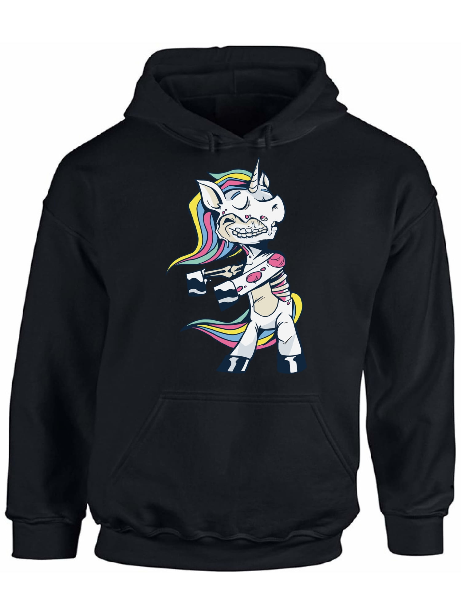 Awkward Styles Halloween Hoodie Zombie Unicorn Hooded Sweatshirt