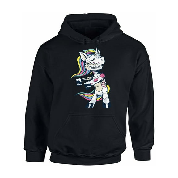 Awkward Styles Halloween Hoodie Zombie Unicorn Hooded Sweatshirt