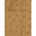 thumbnail image 3 of Modern Moments by Gerber Toddler Girl Ribbed Ruffle Collar Dress with Pockets (12M - 5T), 3 of 6