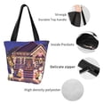 thumbnail image 4 of Kowoue Bluey Pattern Tote Bag Aesthetic Shoulder Bag, Grocery Tote with Shoulder Straps, Large Collapsible Tote with Protective Foam Lining, 4 of 6