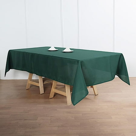 

BalsaCircle 60 x 102 Polyester Rectangular Tablecloth Hunter Green