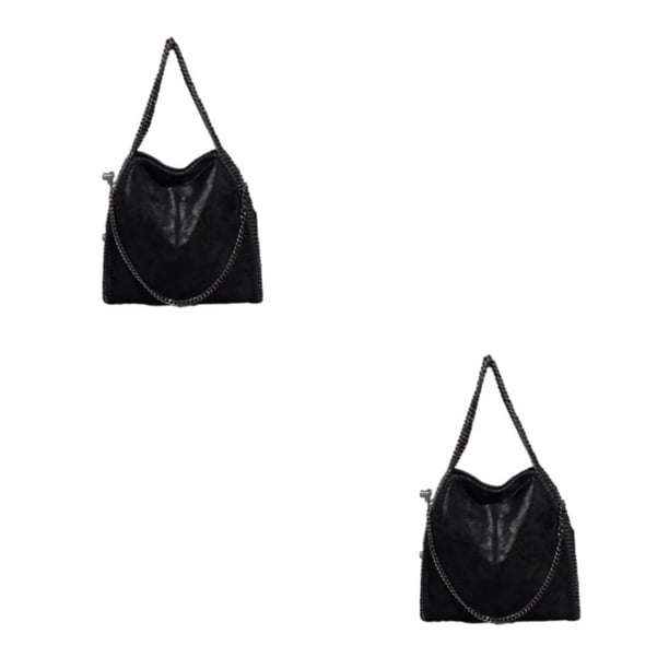 Sonducket Bolso de cadena plegable práctico y práctico de PU para mujer, bolso de hombro con cadena, bolsos de lujo Type7 NO7