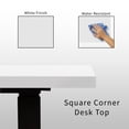 thumbnail image 5 of VIVO Electric 78" x 55" Stand Up Corner Desk, White Table Tops, White Frame, 5 of 8