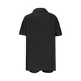 thumbnail image 6 of vigerkar Linen Short Sets for Women Short Sleeve Top Shorts 2 Piece Summer Beach Vacation Outfits Lounge Tracksuits (Black, L), 6 of 7