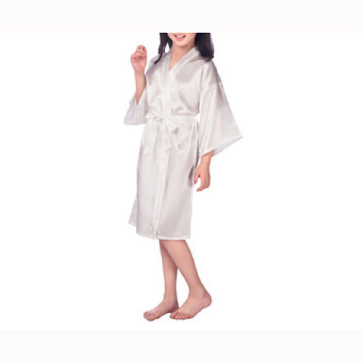 childrens flower girl dressing gown